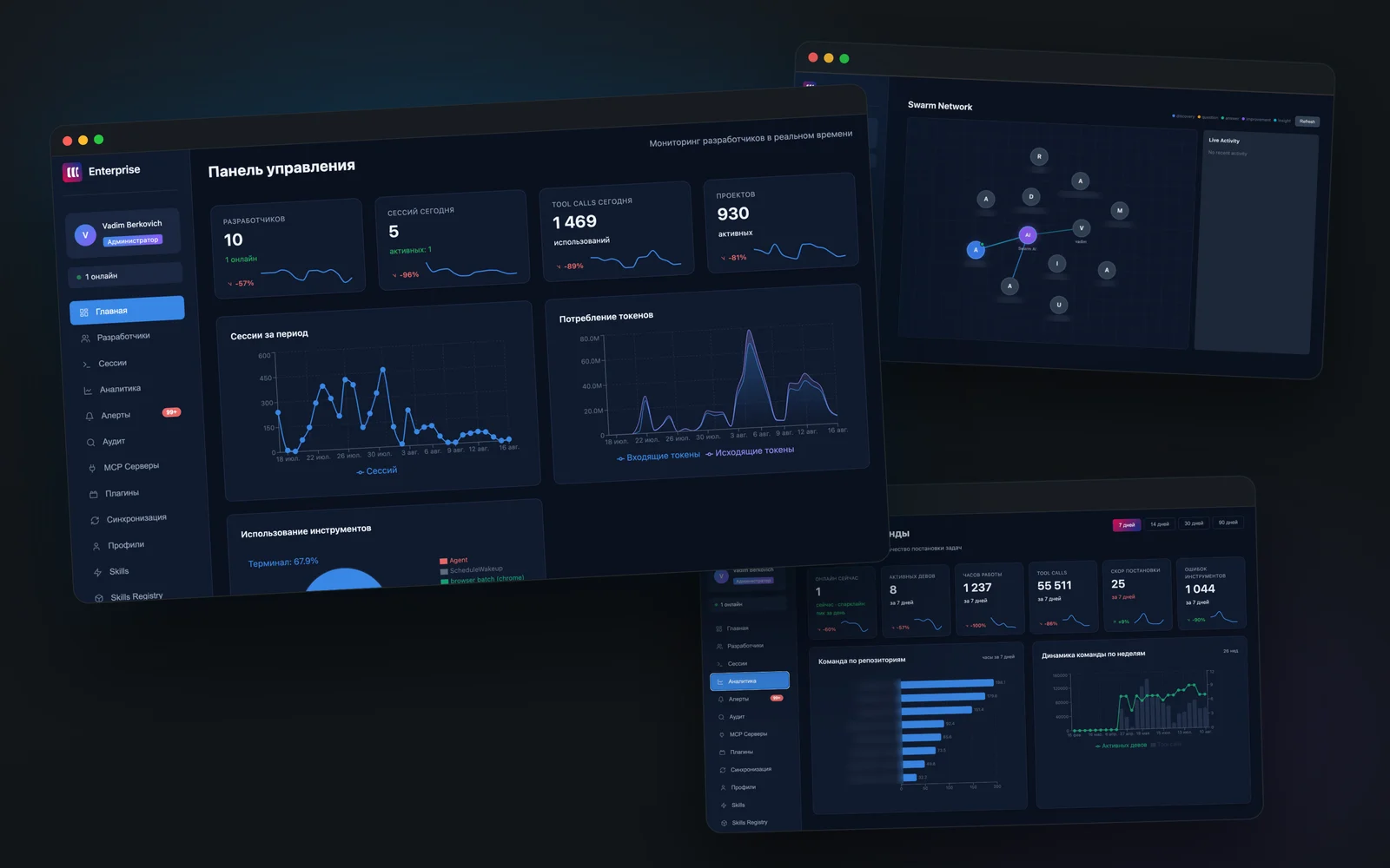 Платформа в работе